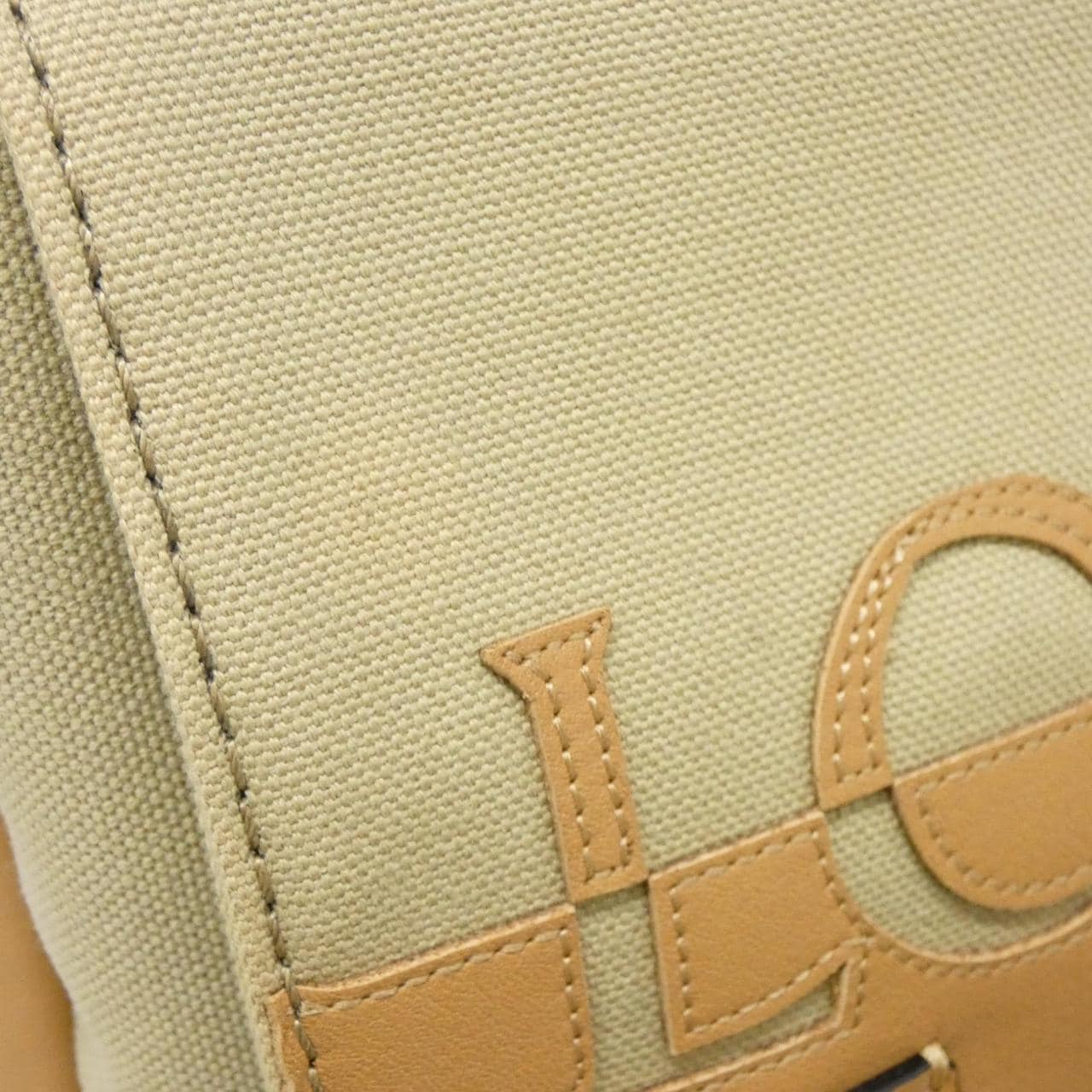 LOEWE B314A72X01 Shoulder Bag Canvas 黑色 帆布 中古品A - 縮圖 4