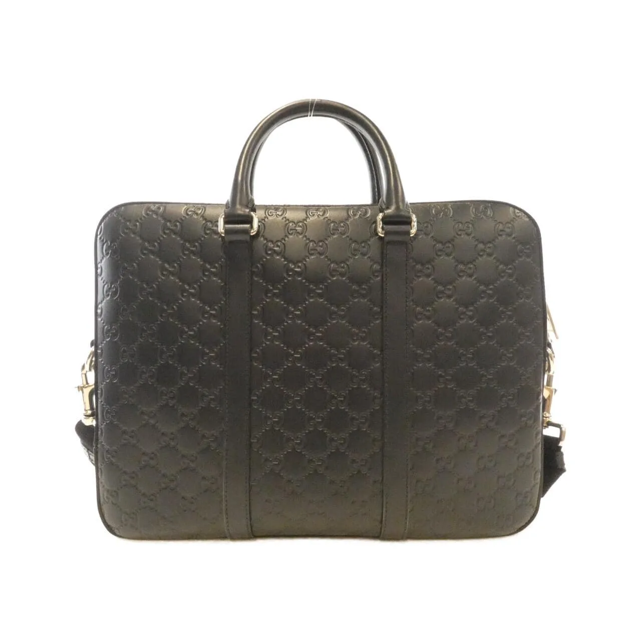 GUCCI 435322 CWCBN Handbag Leather Black Leather Rank B - Thumbnail 2