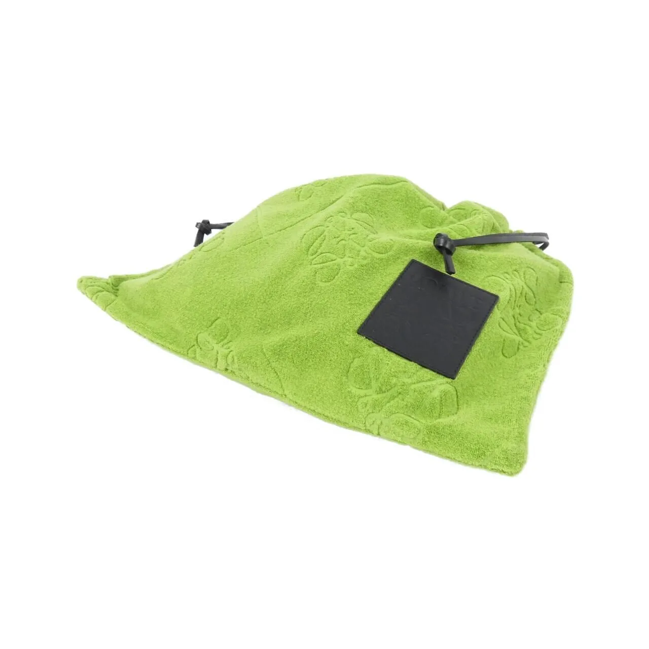 LOEWE C822Q29X01 Pouch Cotton Black Cotton Rank A - Thumbnail 3