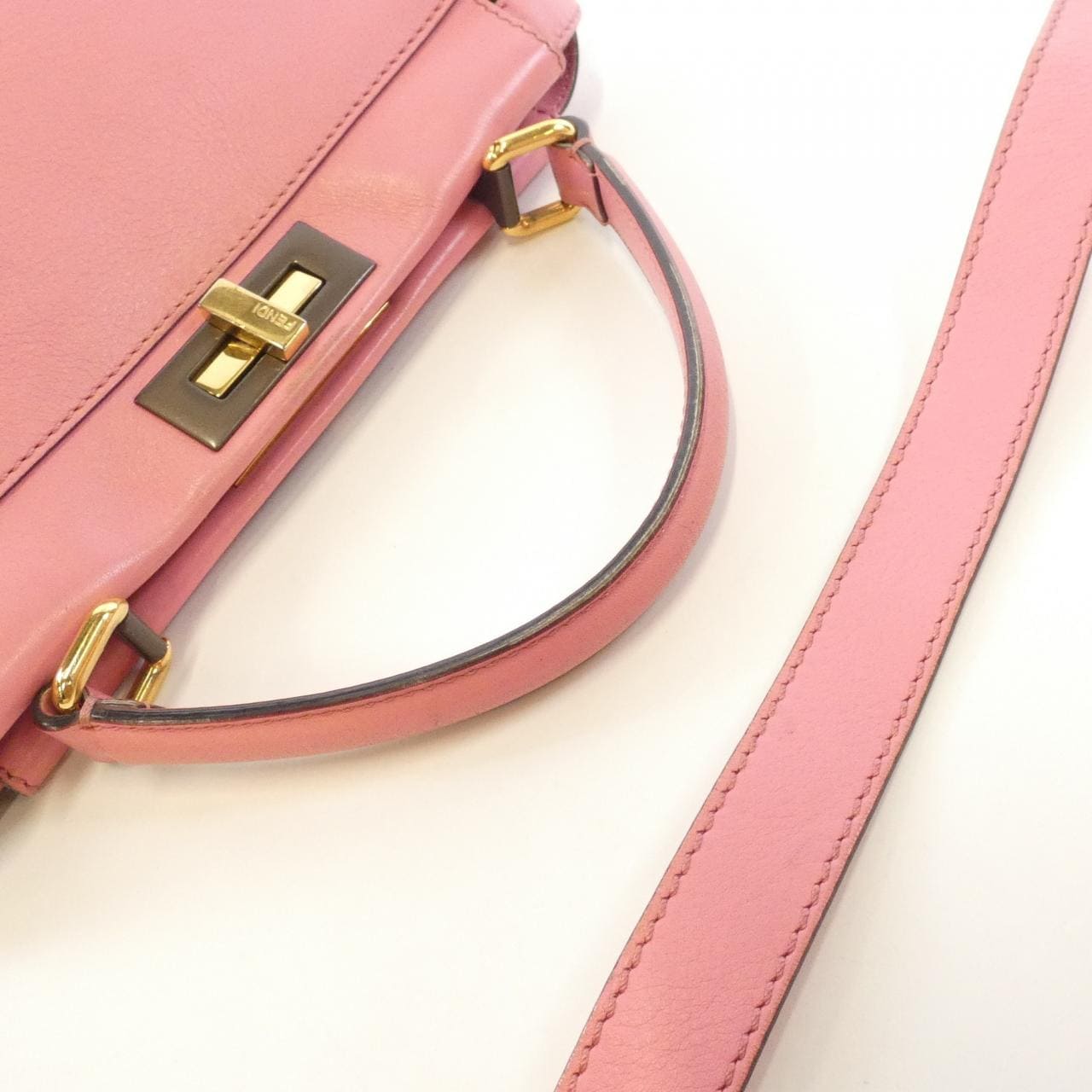 FENDI Peekaboo 8BN290 3ZM Bag Pink - Thumbnail 5