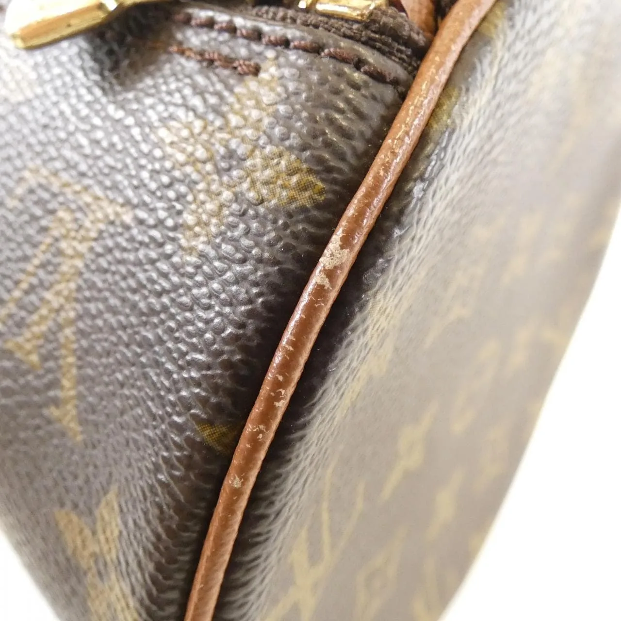 LOUIS VUITTON Papillon M51365 Handbag Monogram 黑色 Monogram 中古品A - 縮圖 2