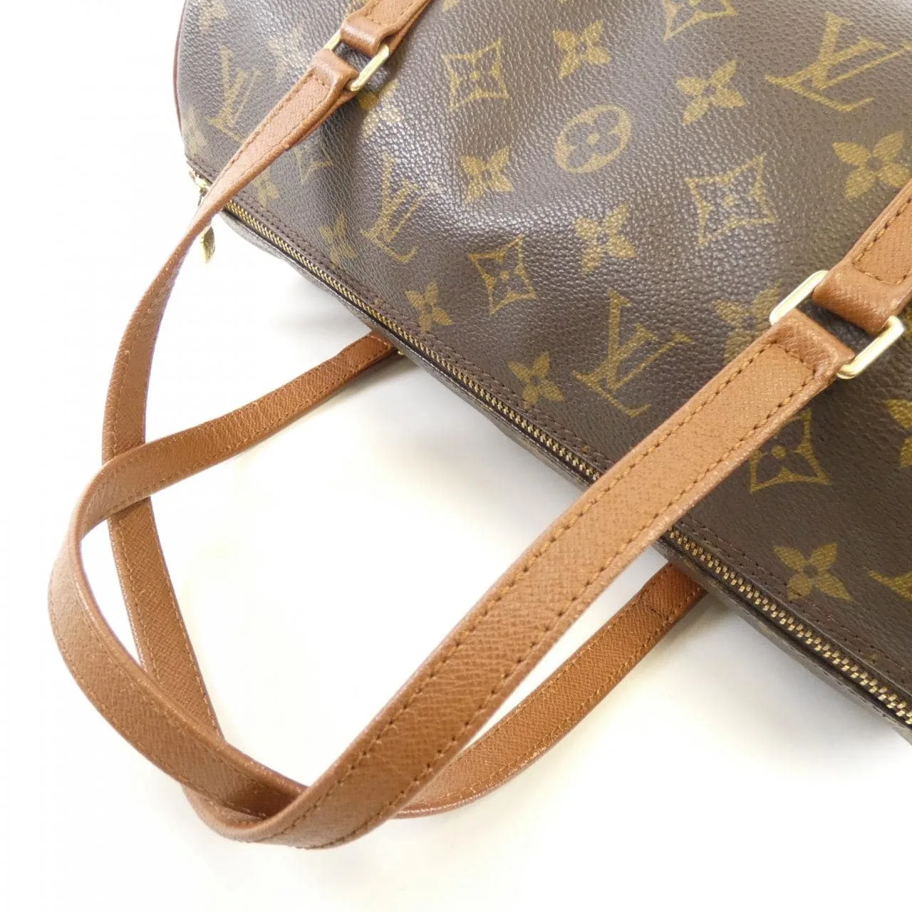 LOUIS VUITTON Papillon M51365 Handbag Monogram 黑色 Monogram 中古品A - 縮圖 5
