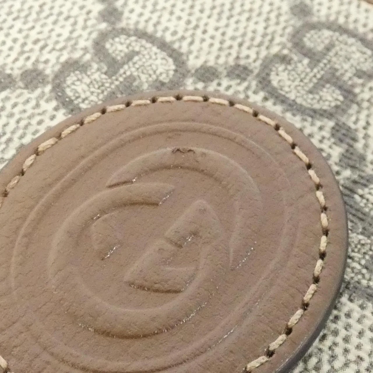 GUCCI 760185 92TCG Wallet Canvas 米色 帆布 中古品A - 縮圖 6