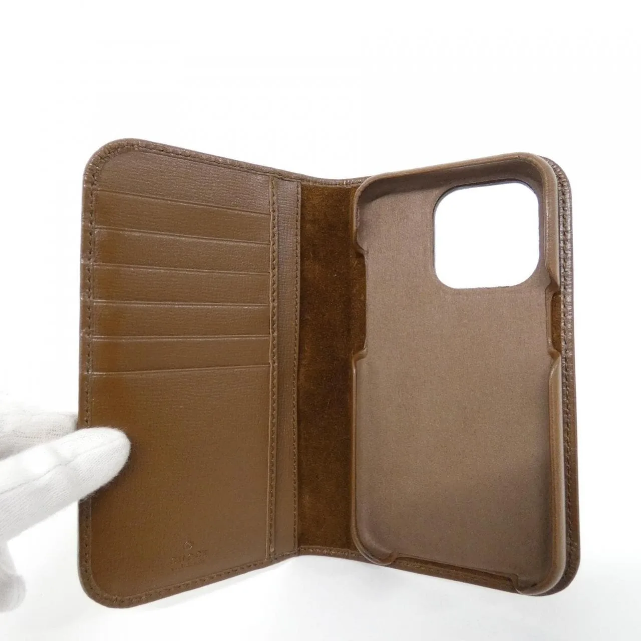 GUCCI 760185 92TCG Wallet Canvas 米色 帆布 中古品A - 縮圖 7