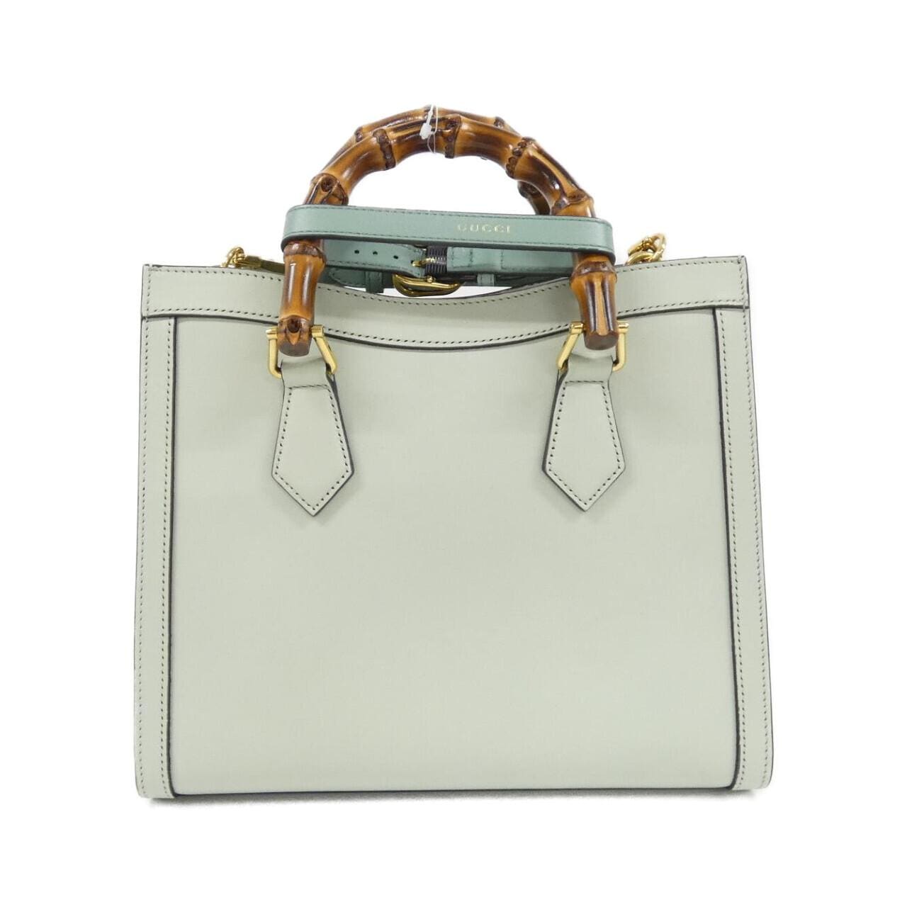 GUCCI 702721 FACPO Bag Leather 黑色 皮革 中古品A - 縮圖 2