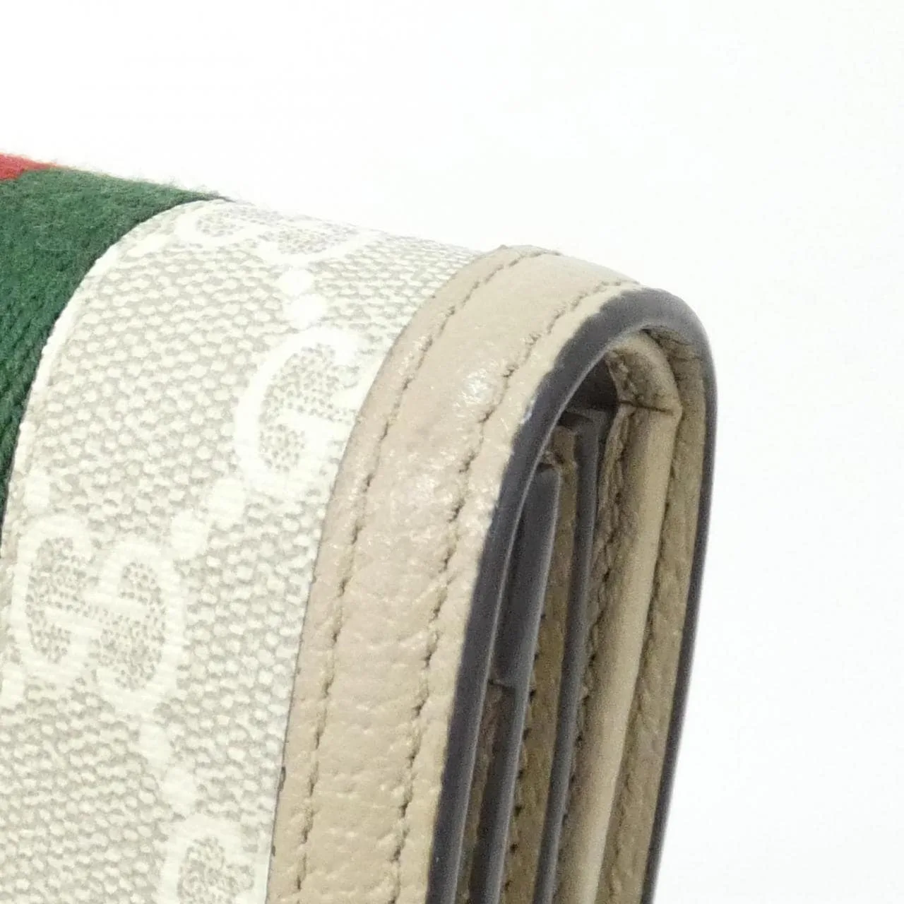 GUCCI 598662 UULAG Wallet Canvas 黑色 帆布 中古品A - 縮圖 4