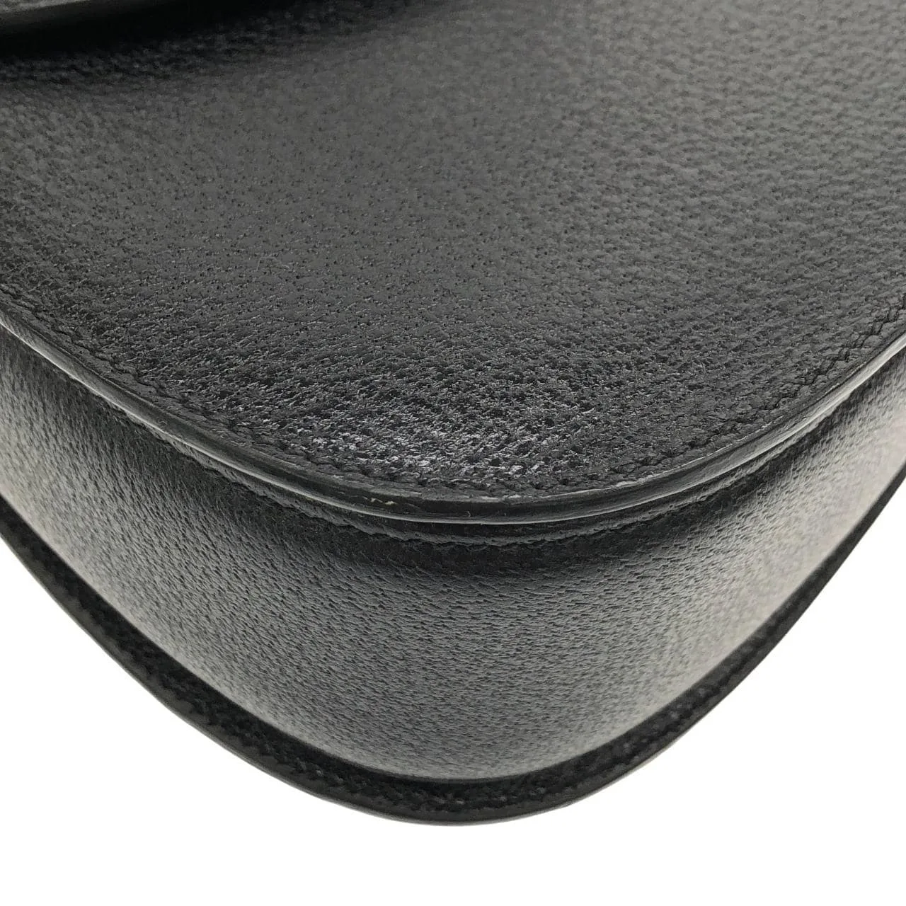 GUCCI 000 1227 Handbag Leather 黑色 皮革 中古品A - 縮圖 3