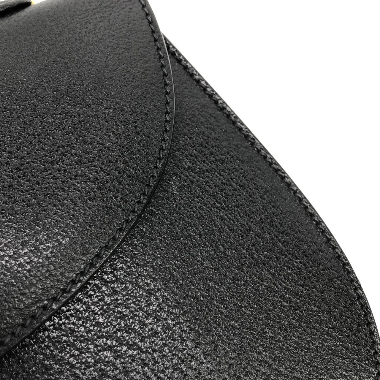 GUCCI 000 1227 Handbag Leather 黑色 皮革 中古品A - 縮圖 4