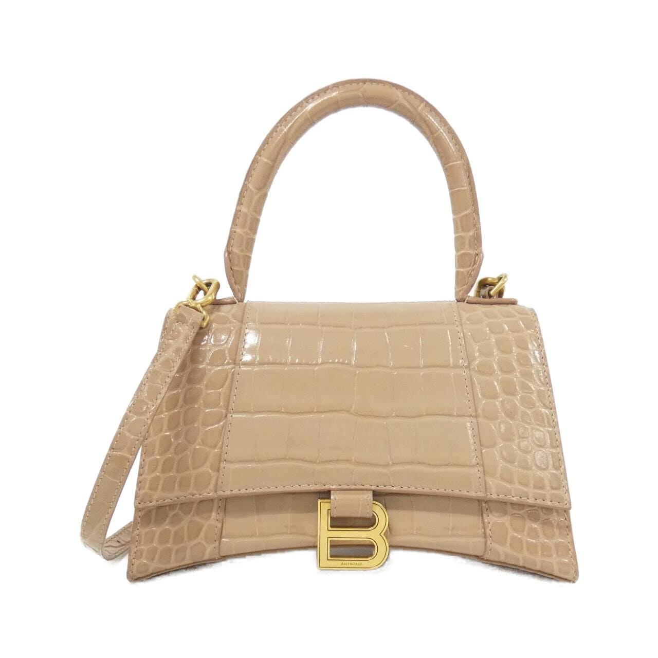 BALENCIAGA Hourglass 593546 1LRGM Bag Black