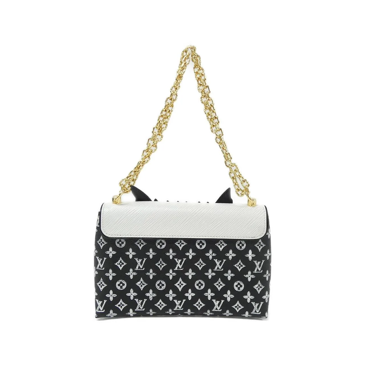 LOUIS VUITTON Pochette M52935 Shoulder Lambskin 黑色 羊皮 中古品A - 縮圖 2