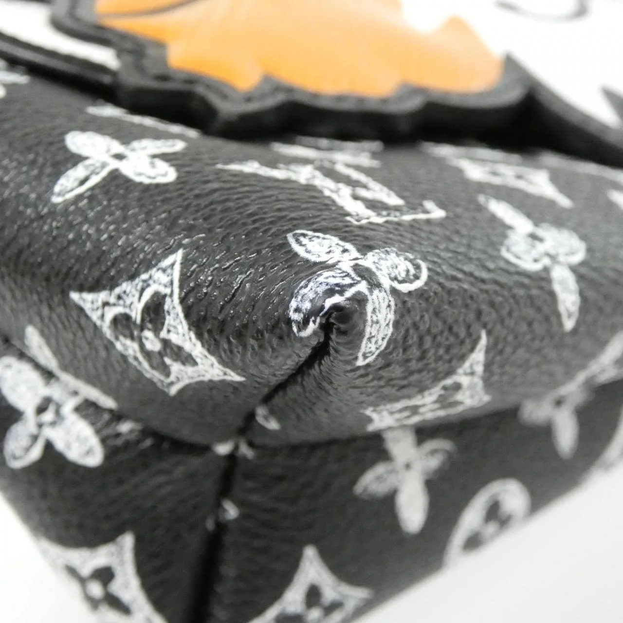 LOUIS VUITTON Pochette M52935 Shoulder Lambskin 黑色 羊皮 中古品A - 縮圖 3