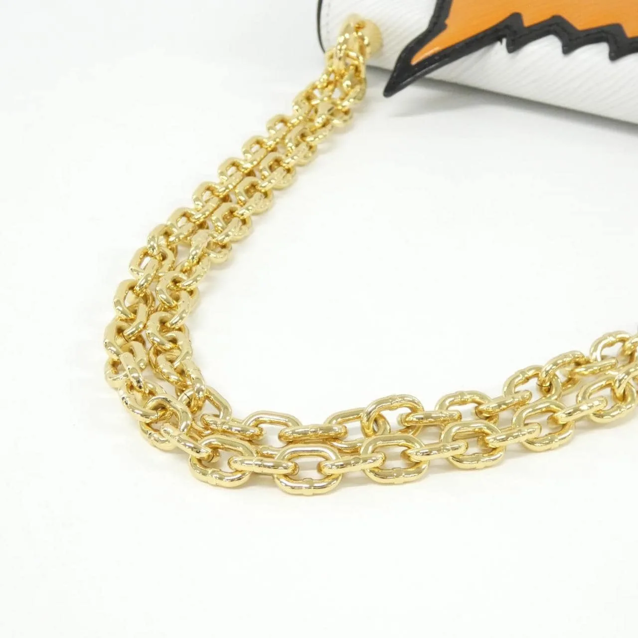 LOUIS VUITTON Pochette M52935 Shoulder Lambskin 黑色 羊皮 中古品A - 縮圖 6