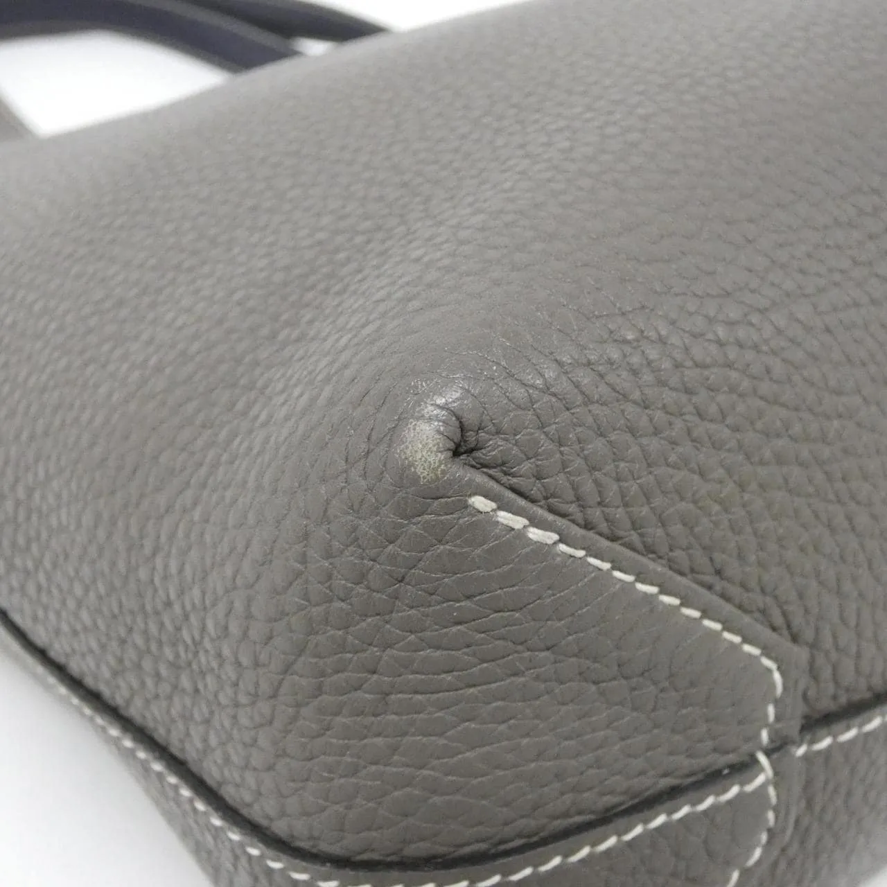 HERMES 071237CA Handbag Clemence 藍色 Clemence 皮 中古品A - 縮圖 3