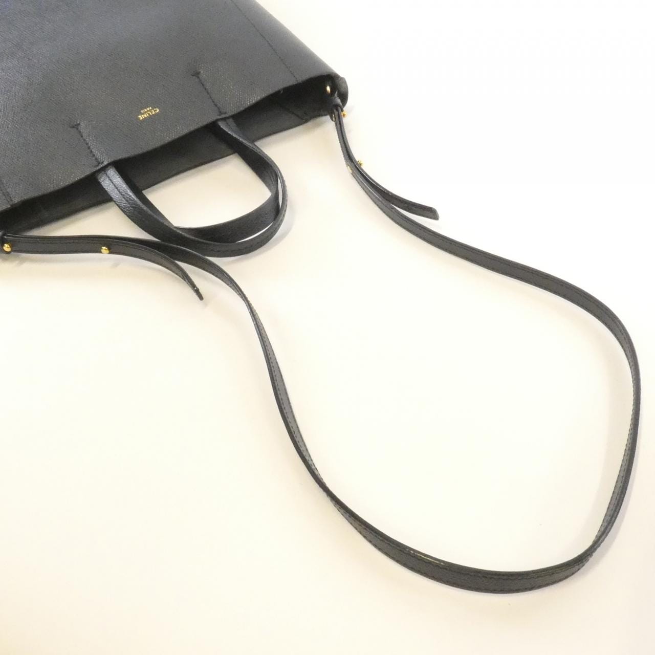 CELINE Cabas 189813XBA Bag Navy - Thumbnail 5