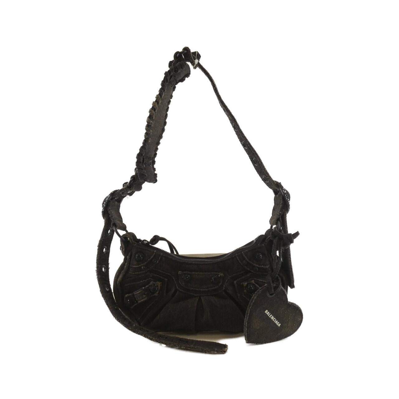 BALENCIAGA Le Cagole 671309 Bag Denim Black