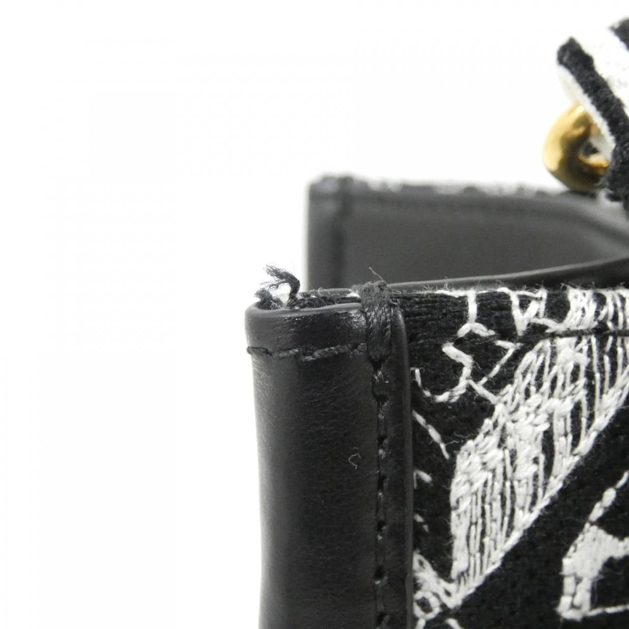 DIOR Book Tote M1325CETJ Tote Canvas Black Canvas - Thumbnail 5