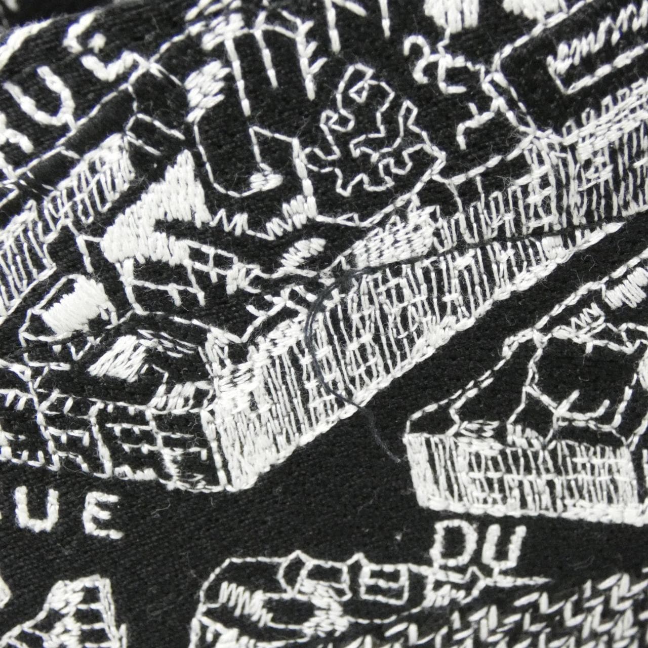 DIOR Book Tote M1325CETJ Tote Canvas Black Canvas - Thumbnail 6