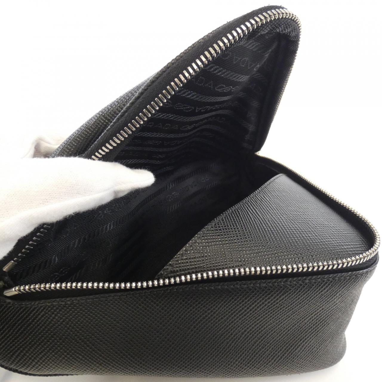 PRADA 2VL039 Belt Bag 黑色 中古品A - 縮圖 6