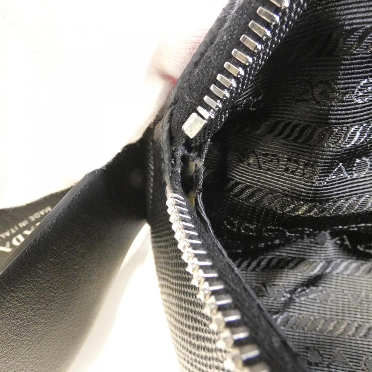 PRADA 2VL039 Belt Bag 黑色 中古品A - 縮圖 7