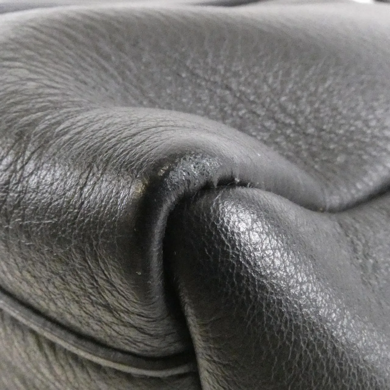 BALENCIAGA Everyday 475199 D6W1N Tote Leather 黑色 皮革 中古品B - 縮圖 3