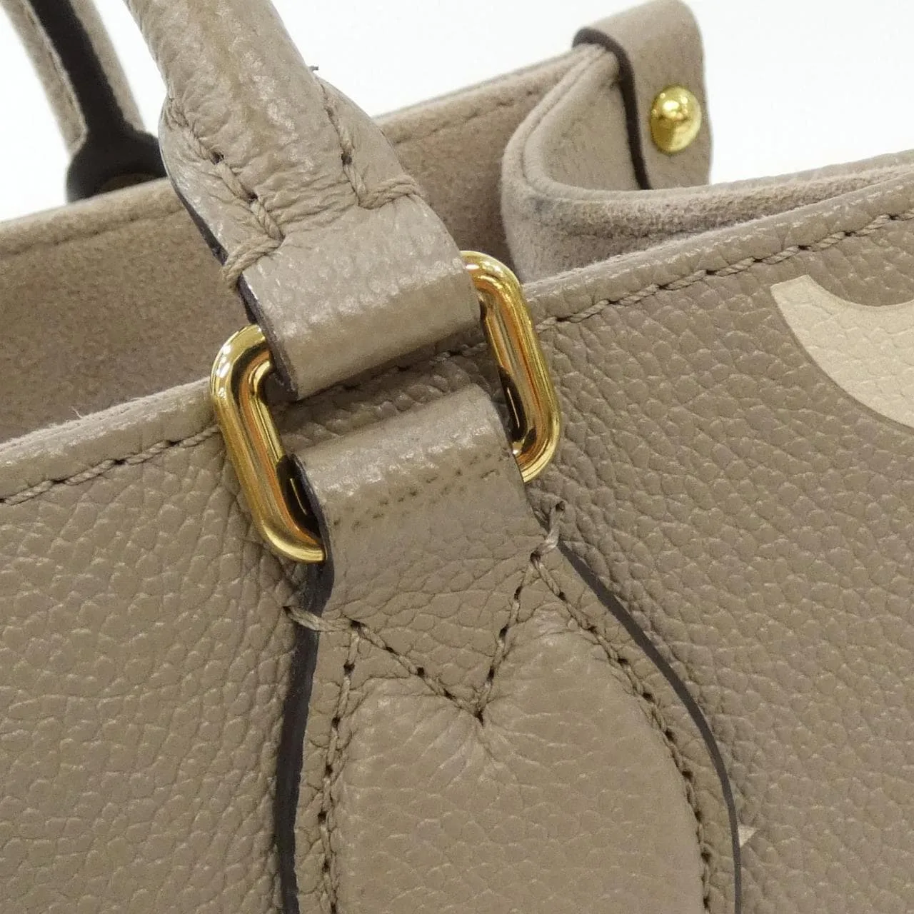 LOUIS VUITTON OnTheGo M45779 Handbag Monogram 黑色 Monogram 中古品A - 縮圖 3