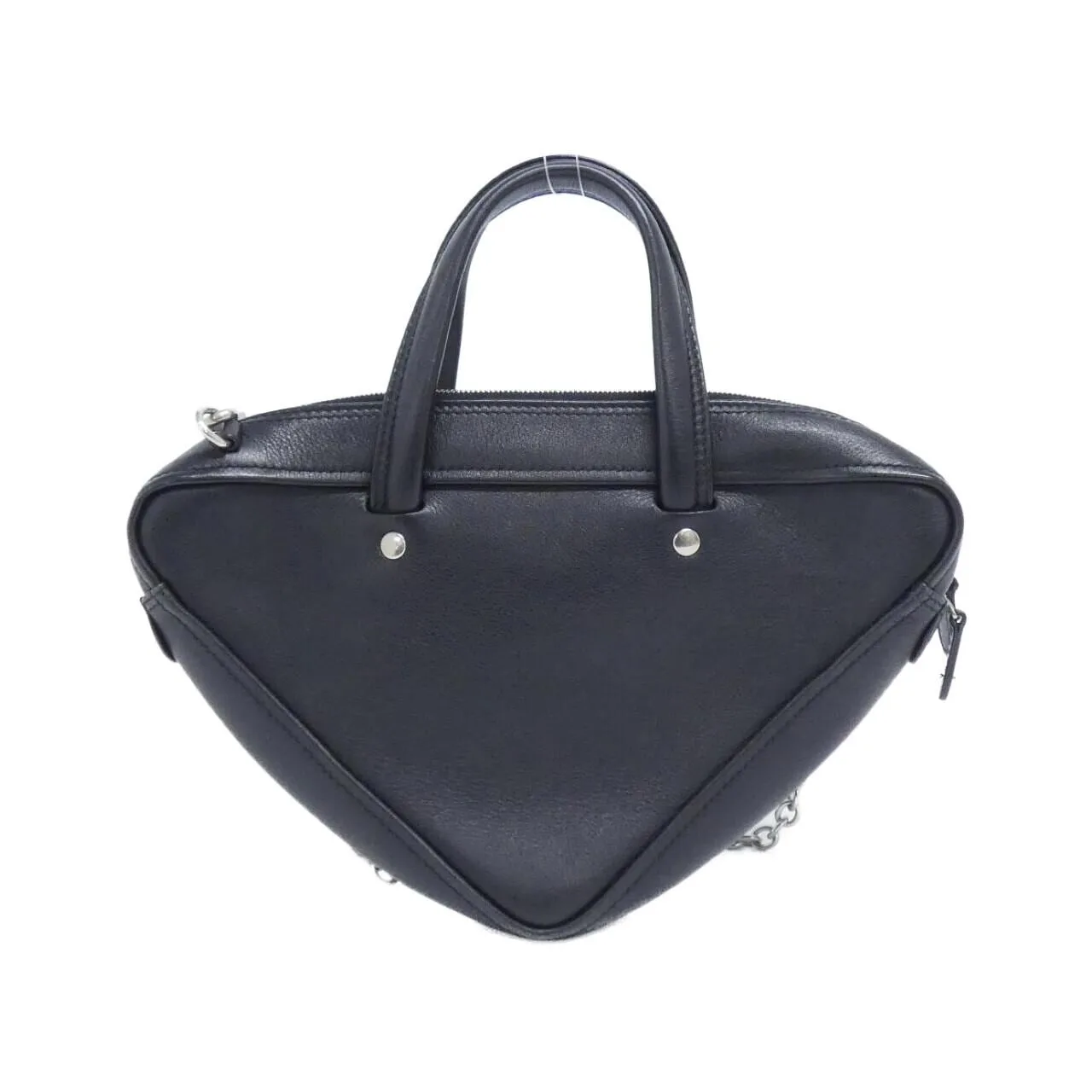 BALENCIAGA Duffle 527272 C8K02 Handbag Black Rank B - Thumbnail 2