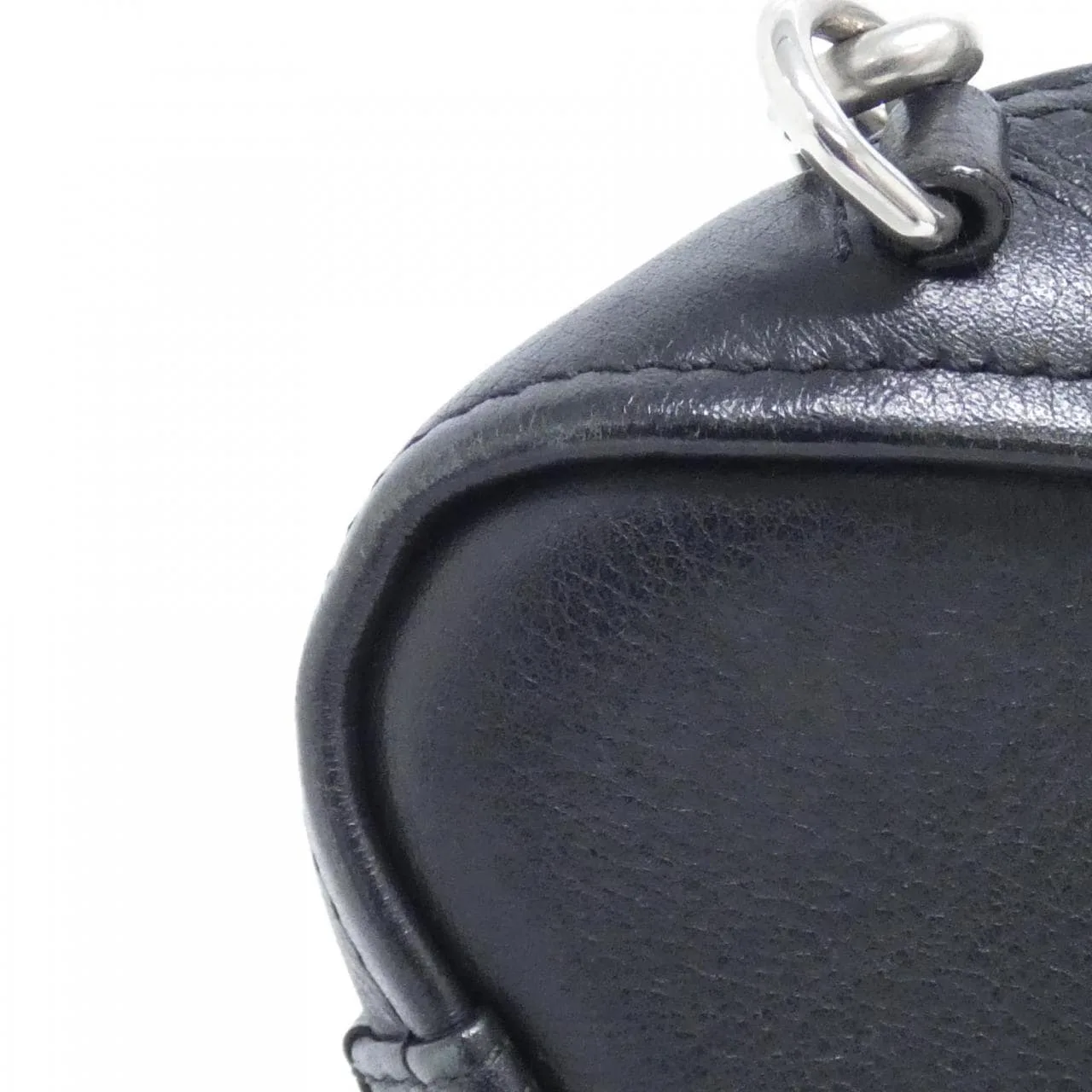 BALENCIAGA Duffle 527272 C8K02 Handbag Black Rank B - Thumbnail 4