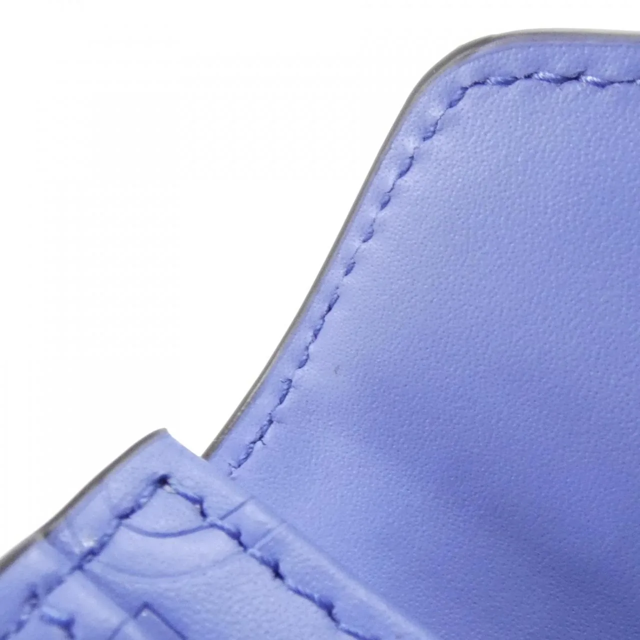 GUCCI 772792 AAC1Q Card Case Leather Blue Leather Rank A - Thumbnail 5