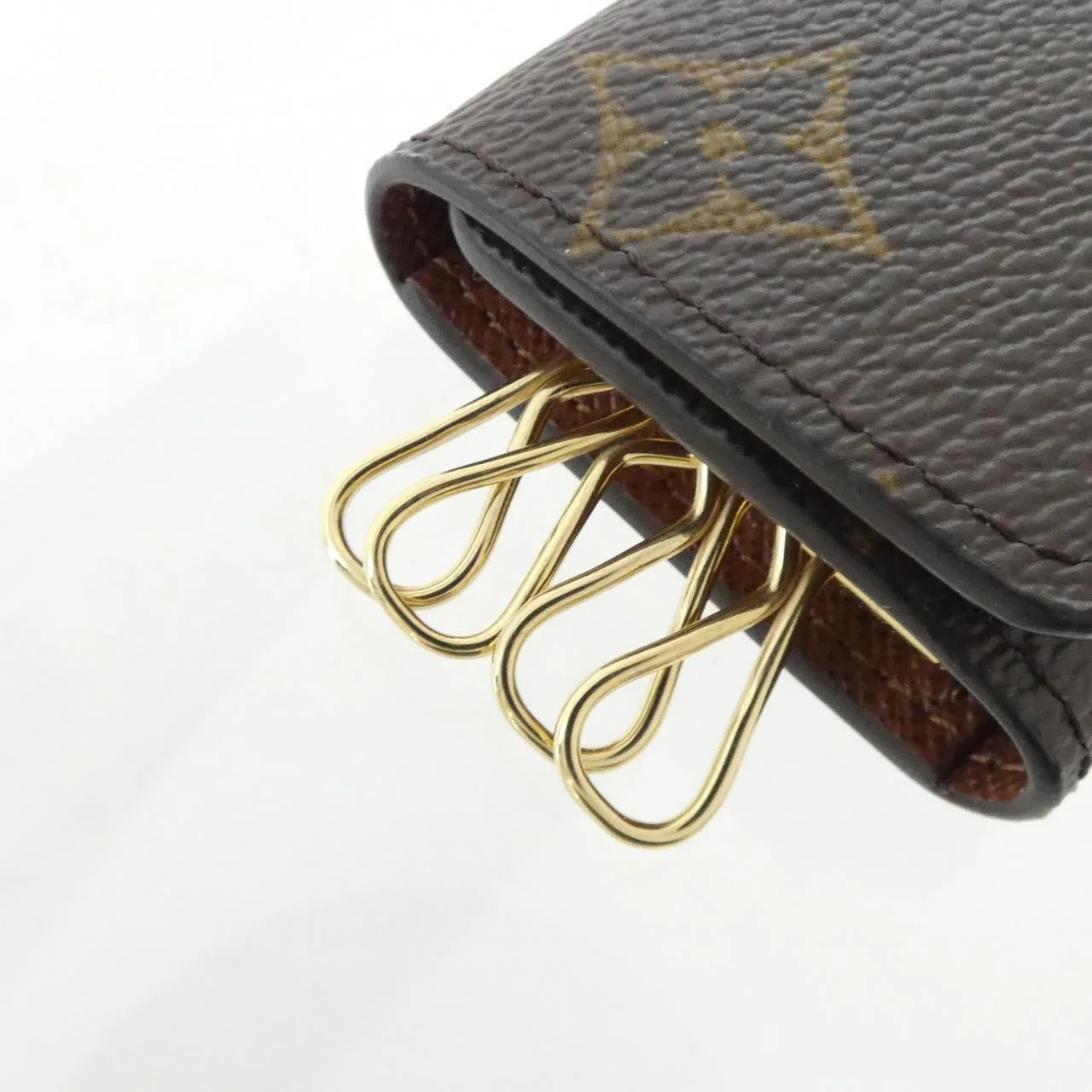 LOUIS VUITTON M69517 Key Case Monogram 黑色 Monogram 中古品A - 縮圖 2