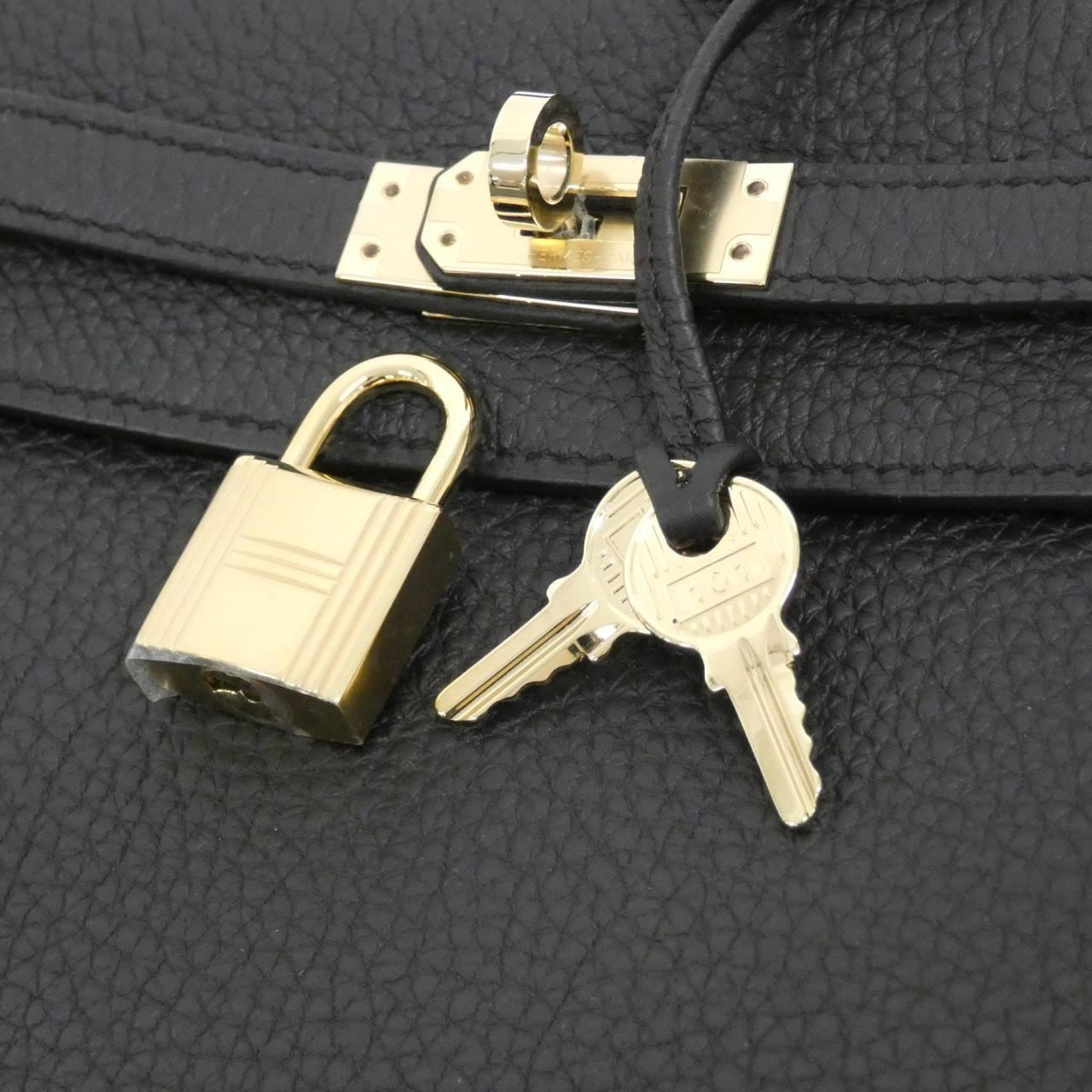 HERMES HERMÈS Kelly Bag Togo 黑色 Togo 牛皮 未使用品 - 縮圖 4