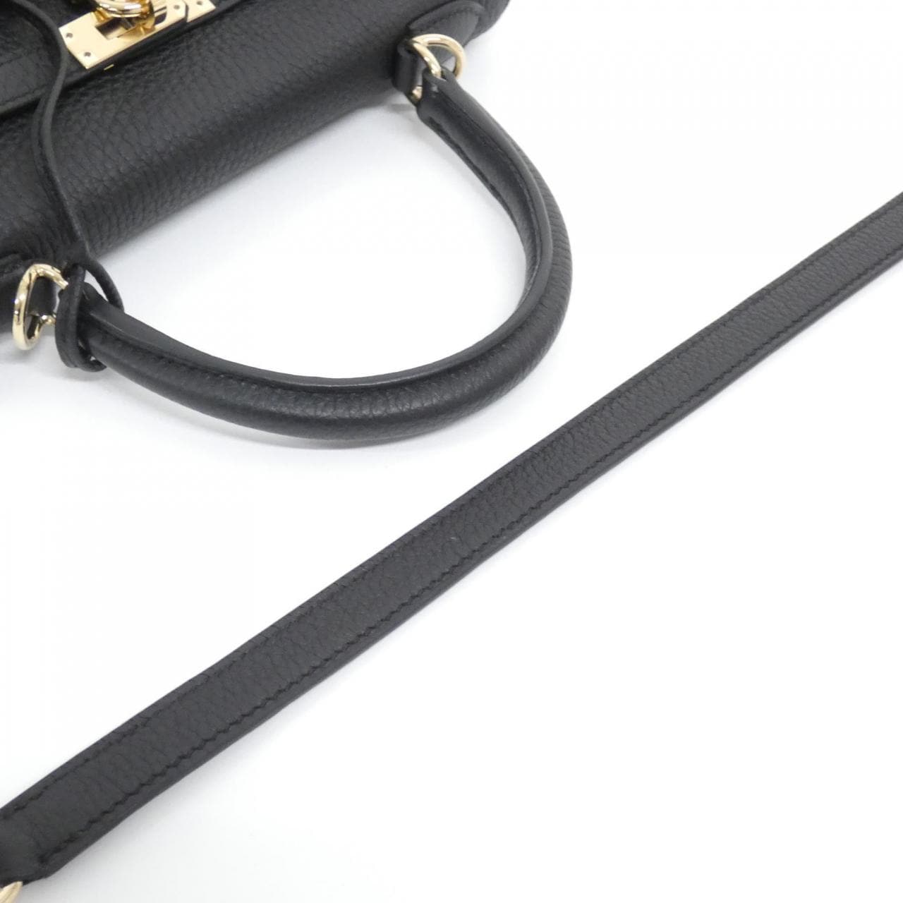 HERMES HERMÈS Kelly Bag Togo 黑色 Togo 牛皮 未使用品 - 縮圖 5