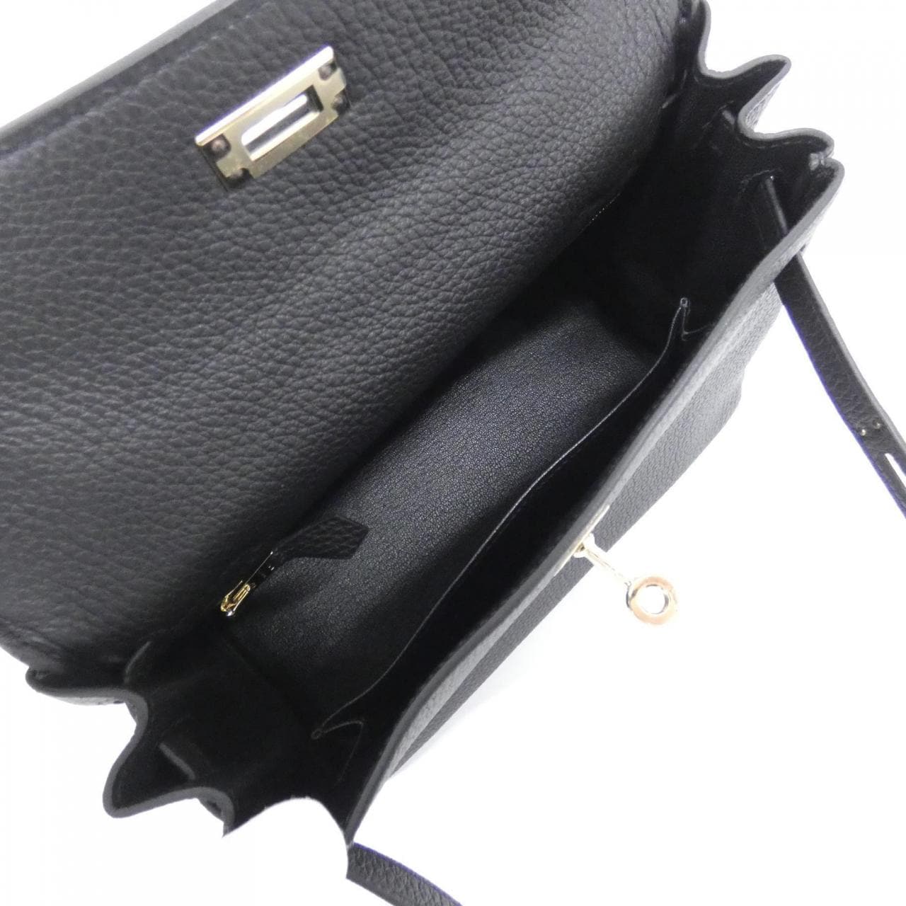 HERMES HERMÈS Kelly Bag Togo 黑色 Togo 牛皮 未使用品 - 縮圖 6