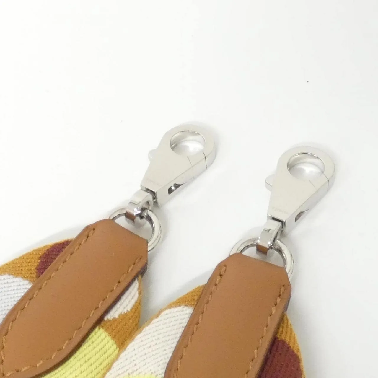 HERMES 082251CK Wallet Canvas Gold Canvas Rank A - Thumbnail 4