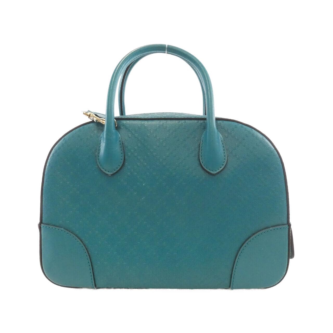 GUCCI 354224 AIZ1G Handbag Leather 藍色 皮革 中古品B - 縮圖 2