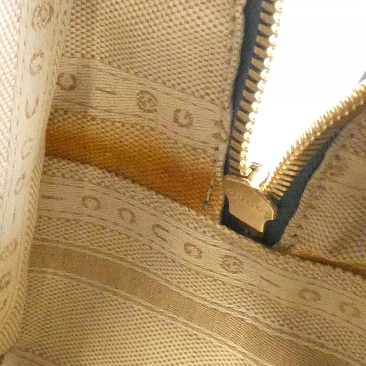 GUCCI 354224 AIZ1G Handbag Leather 藍色 皮革 中古品B - 縮圖 9