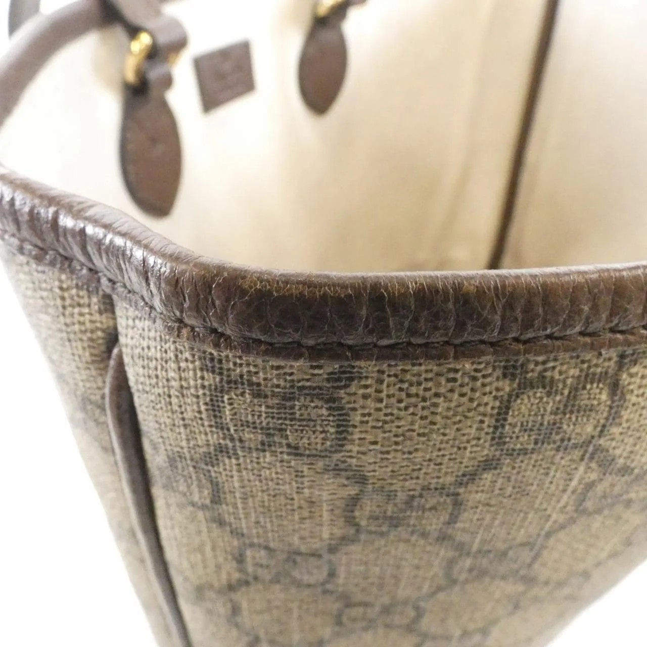 GUCCI 765043 K9GSG Handbag Canvas Black Canvas Rank B - Thumbnail 4