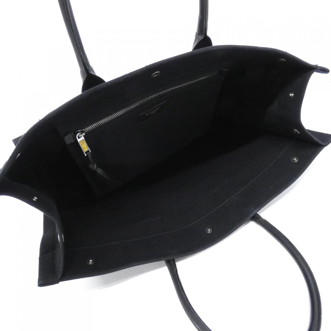 SAINT LAURENT 509415 96N9D Handbag Canvas Black Canvas Rank A - Thumbnail 9