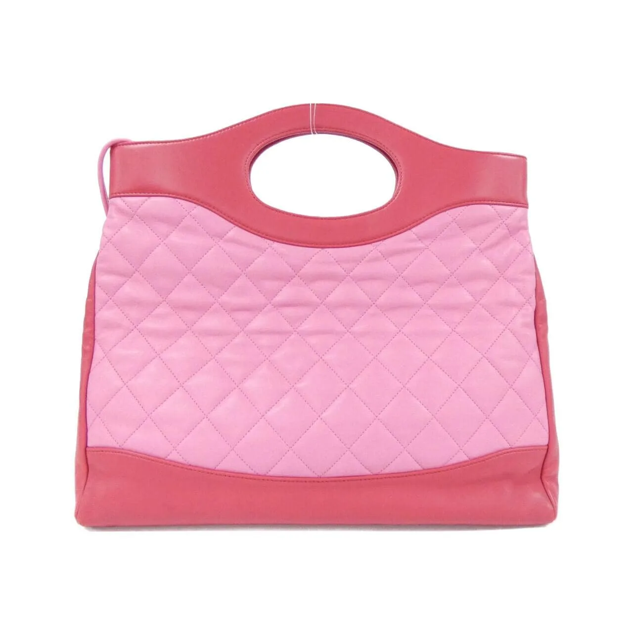 CHANEL 57977 Handbag Lambskin Pink Lambskin Rank B - Thumbnail 2