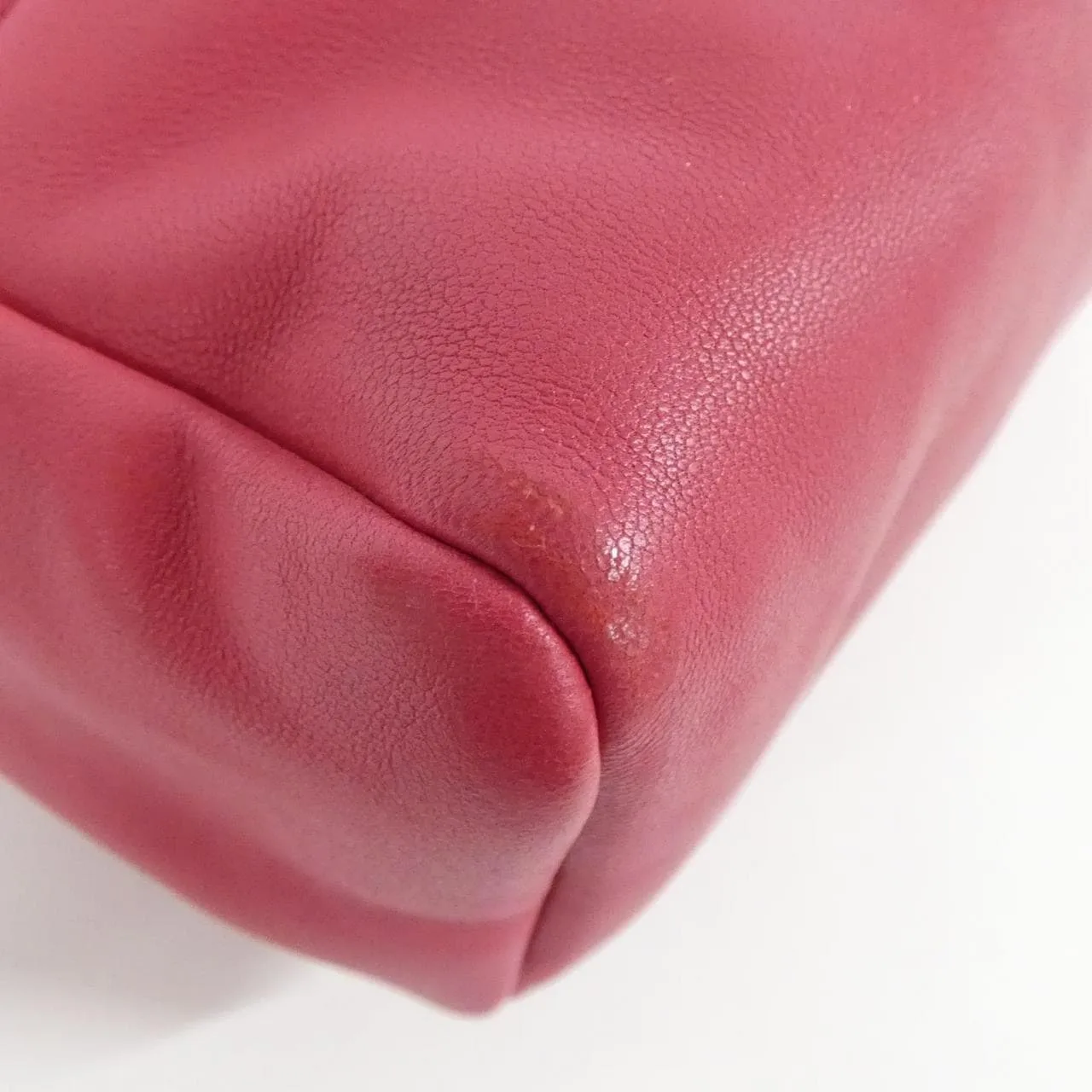 CHANEL 57977 Handbag Lambskin Pink Lambskin Rank B - Thumbnail 3