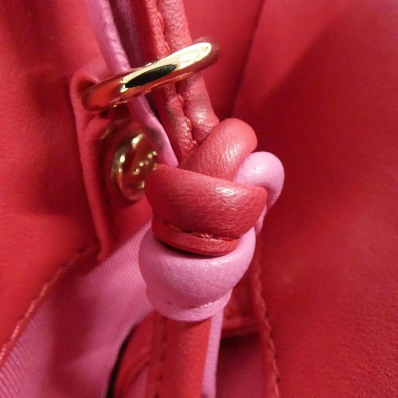 CHANEL 57977 Handbag Lambskin Pink Lambskin Rank B - Thumbnail 8