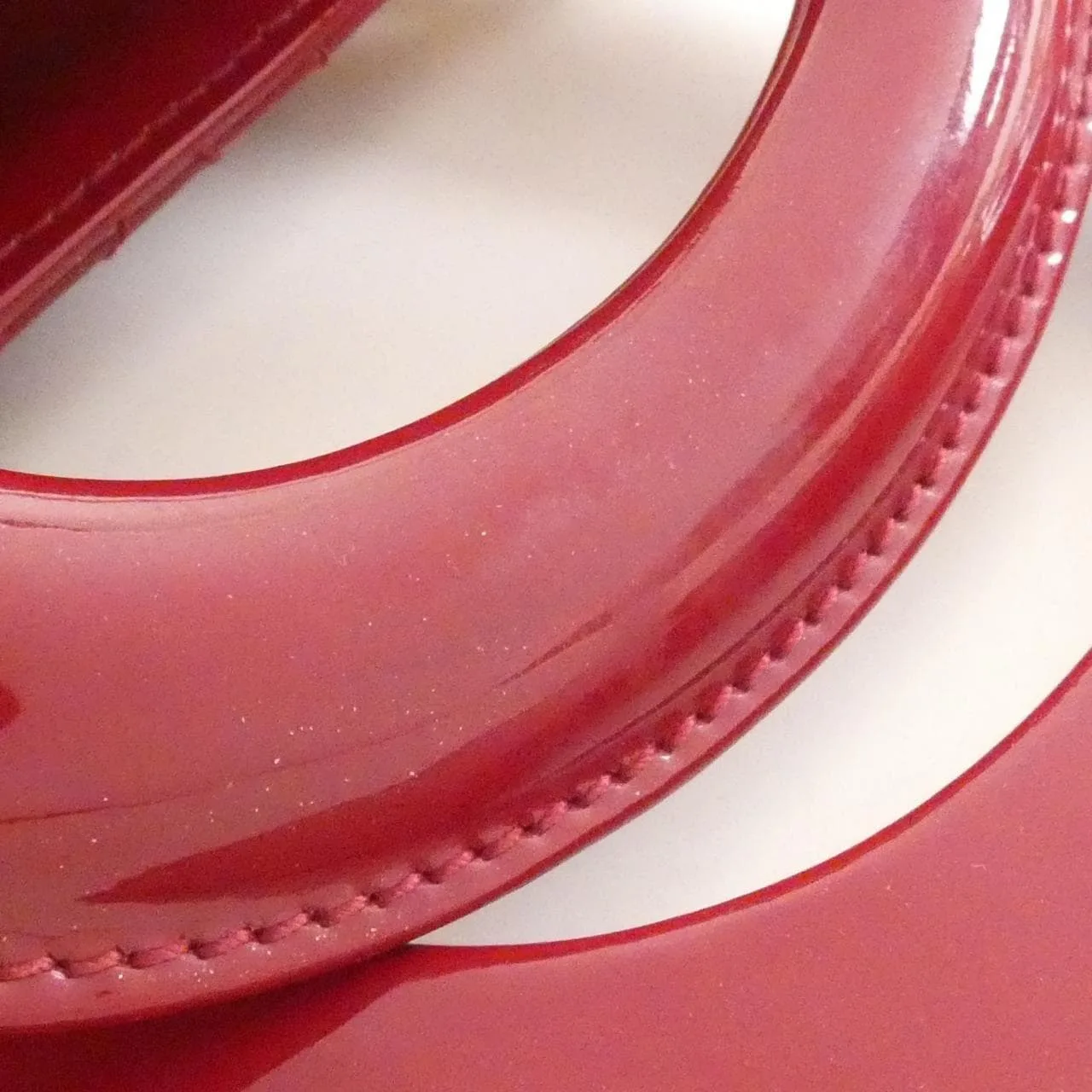 DIOR Lady Dior M0505OVRB Handbag Patent Leather 黑色 漆皮 中古品B - 縮圖 8