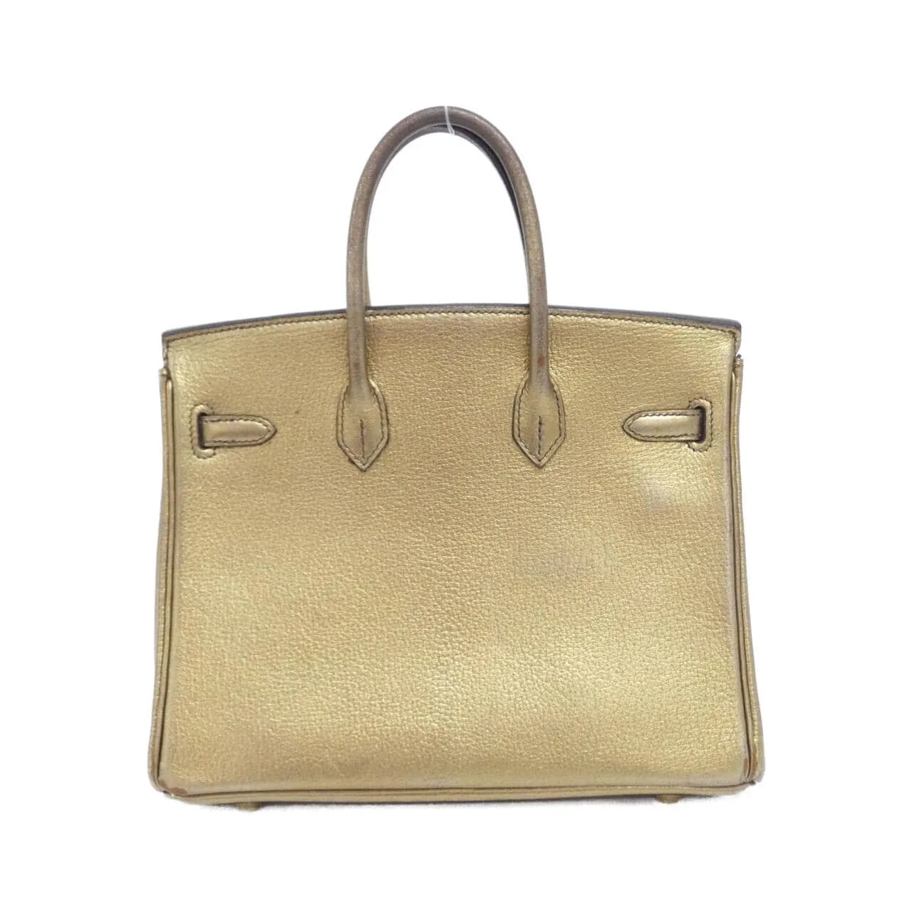 HERMES Birkin Handbag Leather Gold Leather Rank B - Thumbnail 2