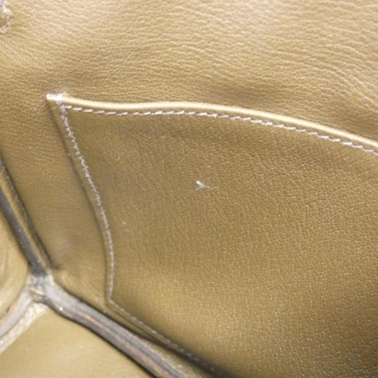 HERMES Birkin Handbag Leather Gold Leather Rank B - Thumbnail 9