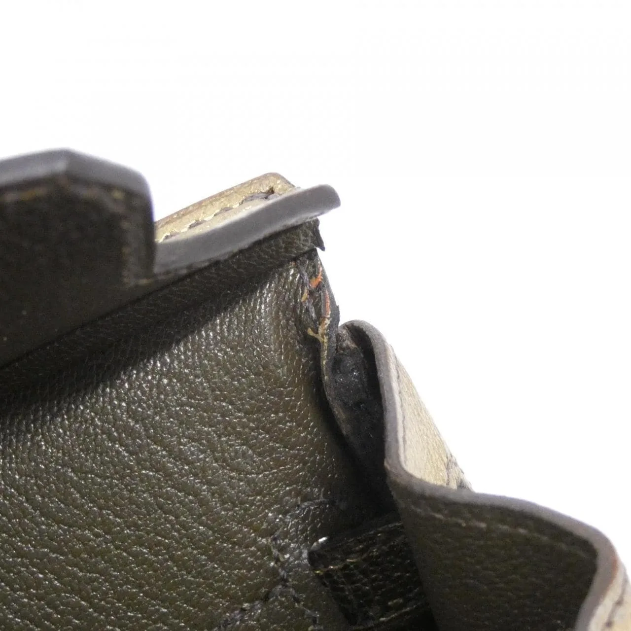 HERMES Birkin Handbag Leather Gold Leather Rank B - Thumbnail 10