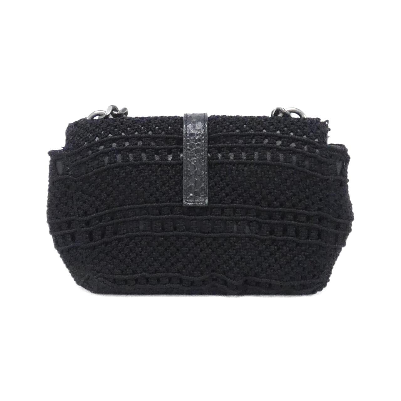 SAINT LAURENT 412238 Handbag Canvas Black Canvas - Thumbnail 2