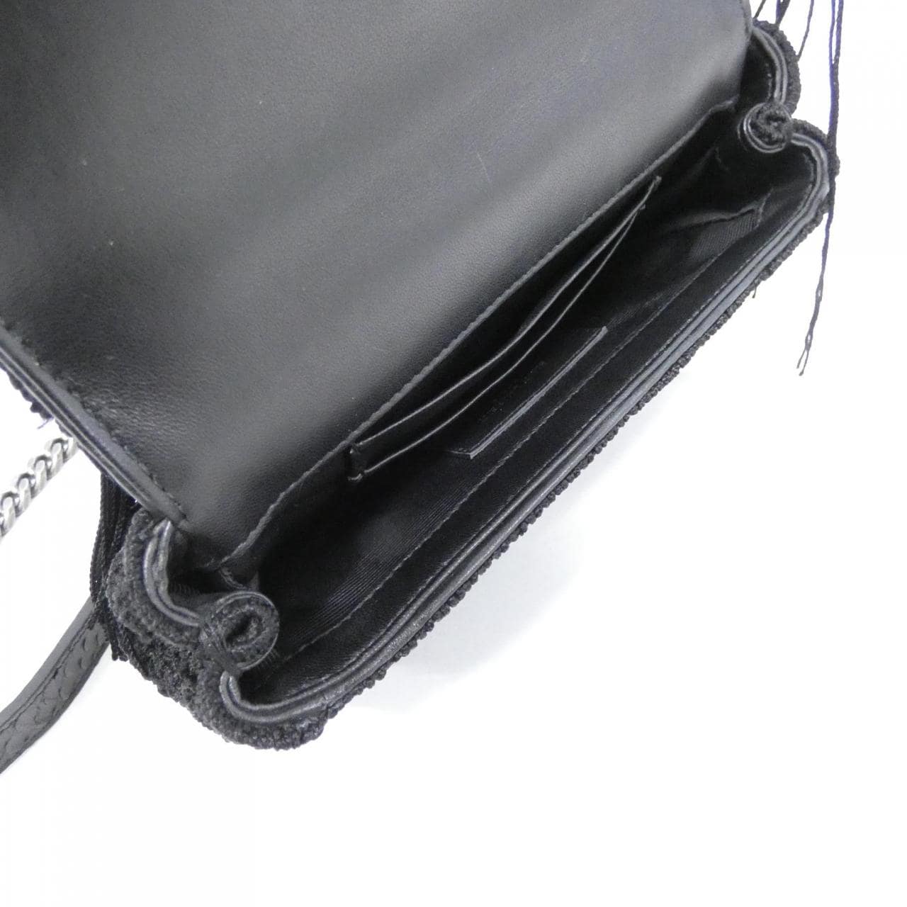 SAINT LAURENT 412238 Handbag Canvas Black Canvas - Thumbnail 8