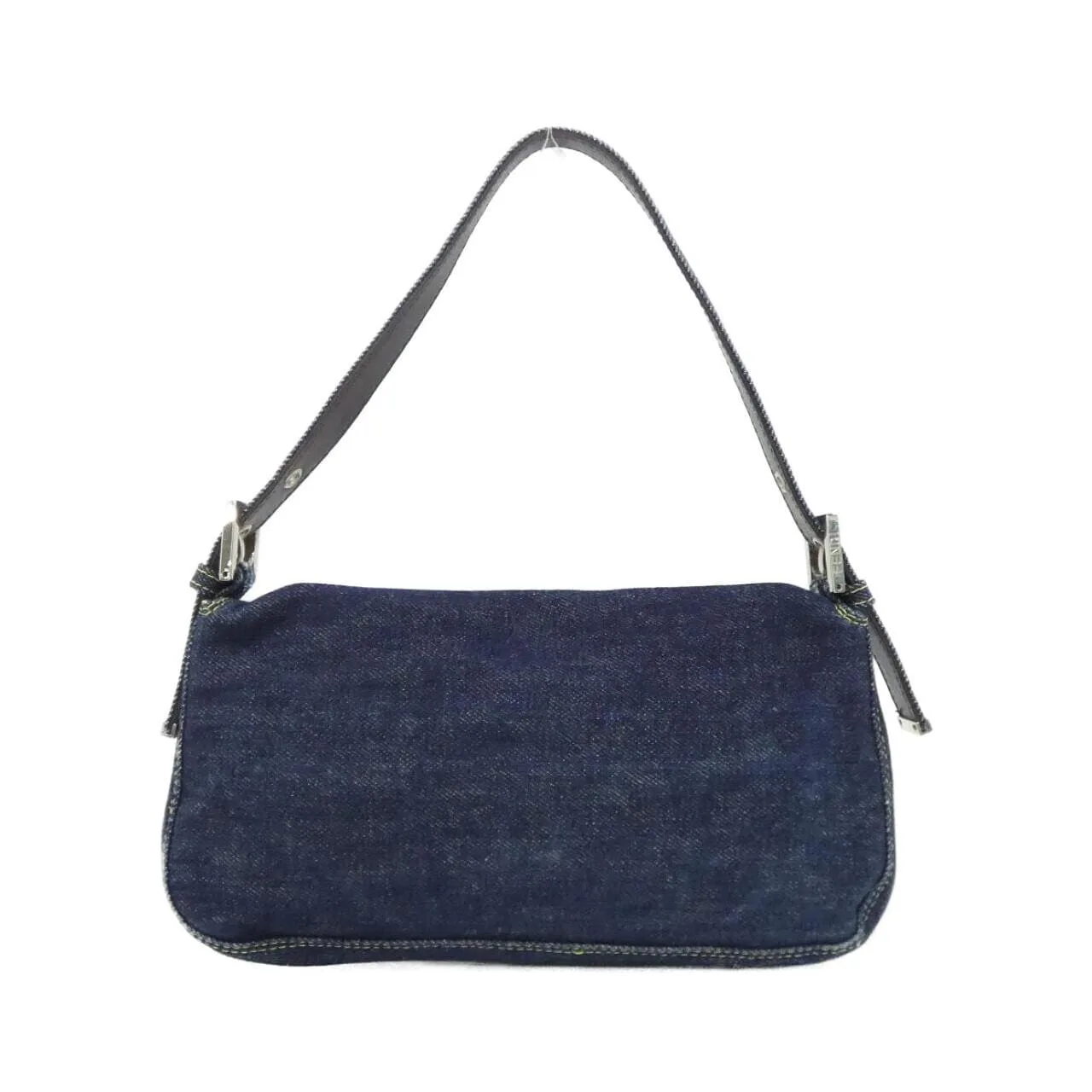 FENDI Baguette 26424 Shoulder Denim 深藍色 牛仔布 中古品A - 縮圖 2