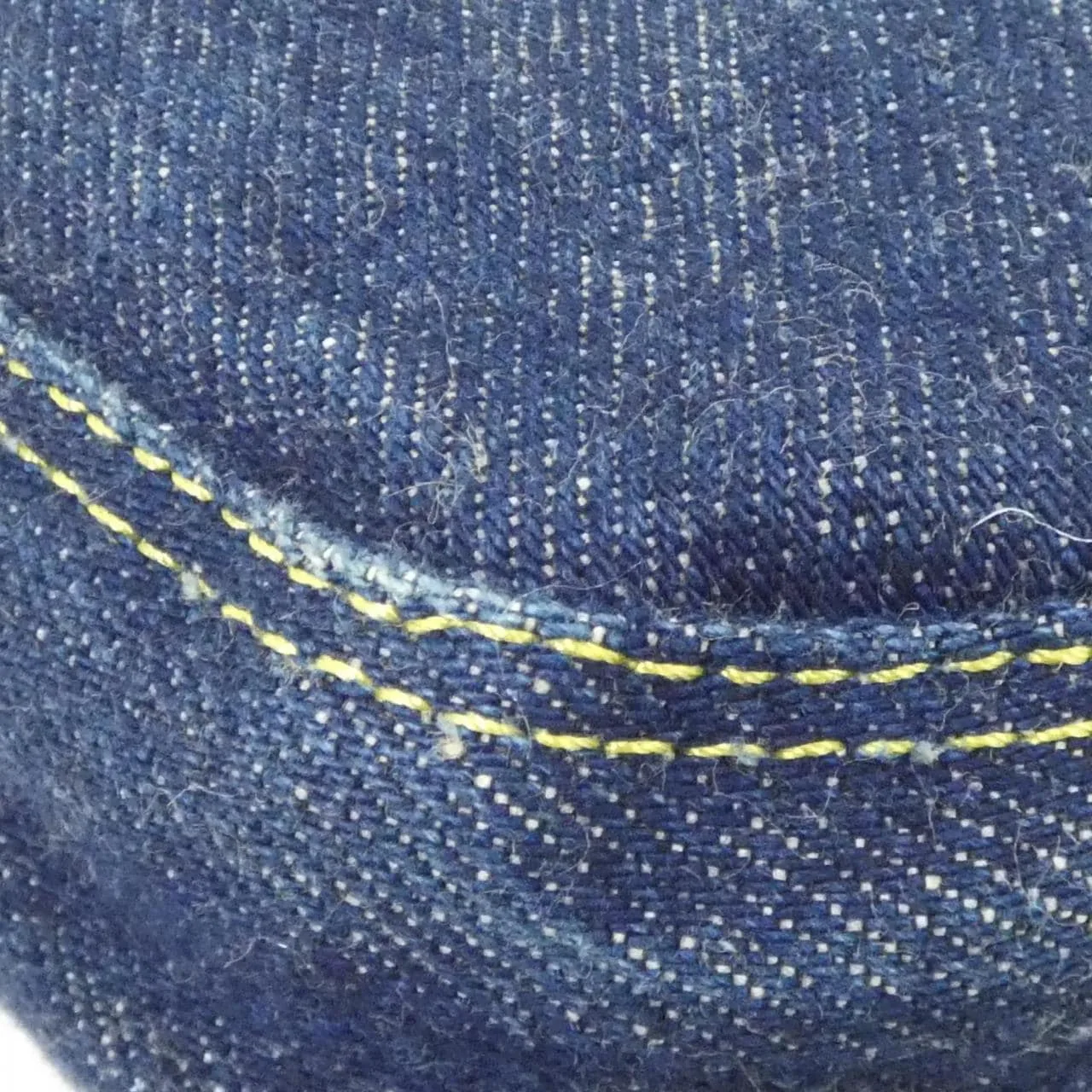 FENDI Baguette 26424 Shoulder Denim 深藍色 牛仔布 中古品A - 縮圖 3