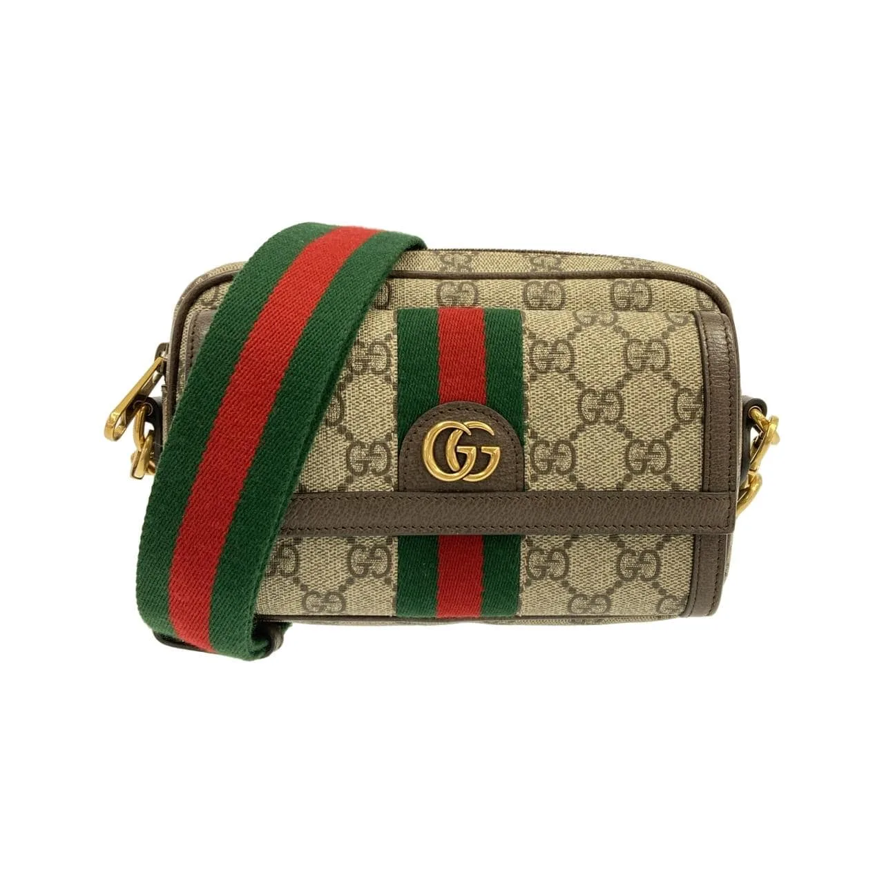 GUCCI 746308 96IWT Shoulder Canvas Black