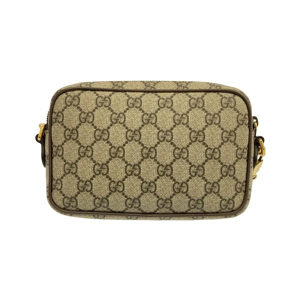 GUCCI 746308 96IWT Shoulder Canvas 黑色 帆布 中古品A - 縮圖 2